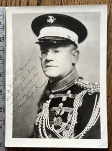 1920’s 30’s USMC Photo Marine Band Leader In Uniform EGA Pre WW2 Signed Branson - Picture 1 of 3