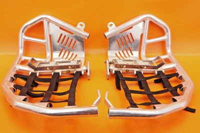 2008 - 2014 Kawasaki Kfx450r Nerf Bars Foot Pegs Heel Guards And Brackets Foto 1 de 4