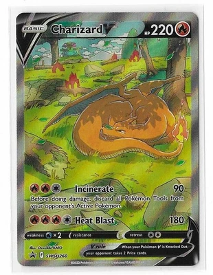 Charizard V SWSH260 SWSH: Sword & Shield Promo Cards Holo NM - Image 1 of 2