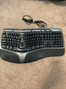 Microsoft Natural Ergonomic Keyboard 4000 v1.0 KU-0462 USB Wired, Tested - Picture 1 of 14