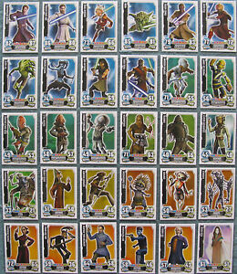 Star Wars Force Attax Series 3: Clone Wars Base Cards 1 - 30