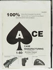 Vintage Ace Case Manufacturing Catalog - 1990s