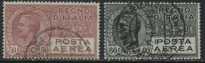 Italy 1928 50 and 60 centesimi Airmails used - Picture 1 of 1