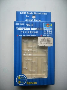 Trumpeter 756248 TG-2 Torpedo Bomber Flugzeuge für Flugzeugträger - 1:350 - Picture 1 of 2