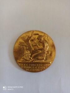 Médaille Bronze EDF Vintage France