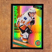 3-05-30 . 2013-14 opc o-pee-chee black rainbow /100 #310 theoren theo fleury (B)