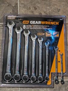 GearWrench 8pc SAE 120XP XL Ratcheting Spline Wrenches 5/16 to 3/4 w/Pouch 86455