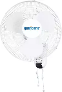Hurricane Classic 16 Zoll oszillierender Wandventilator mit 3 Geschwindigkeitsstufen weiß - Bild 1 von 13