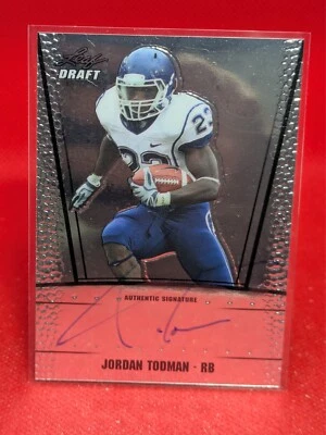 2011 Leaf Metal Draft Jordan Todman #RC-JT1 Rookie Auto RC - Image 1 of 2