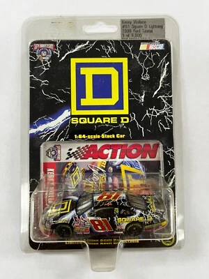 Kenny Wallace #81 Square D Lightning Ford 1998 Action Collectables escala 1:64 Foto 1 de 3