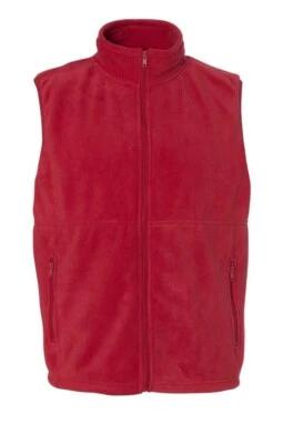 NWT Colorado Clothing Classic Sport Fleece Full Zip Vest Red unisex - Image 1 of 4