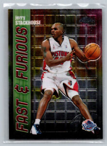 2001 Topps Chrome Fast and Furious  Jerry Stackhouse FF11