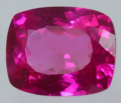 Piedra preciosa sin calentar de berilo rojo Utha Bixbite 21x17 mm certificado natural 36,40 quilates Foto 1 de 4