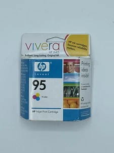 HP 95 GENUINE Tri-Color Ink Cartridge Vivera Ink Exp: 9/2007 New in box. - Picture 1 of 4