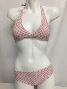 TOOBYDOO QUITE COOL STRING FULL COVERAGE TRIANGLE SWIM BIKINI SET PINK SZ 13-14 - Picture 1 of 3