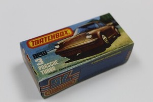 Matchbox Superfast #3 Porsche Turbo HQ Repro Box. Not the model.