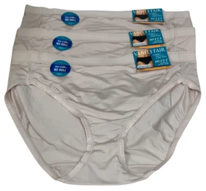 3 Vanity Fair Comfort Where it Counts Hi Cut Panty 13164 Sheer Quartz Sz 7 Large - Picture 1 of 4