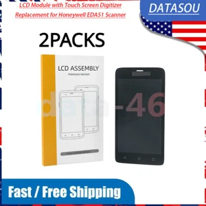 2 piezas de módulo LCD con digitalizador de pantalla táctil para Honeywell EDA51 - Imagen 1 de 8