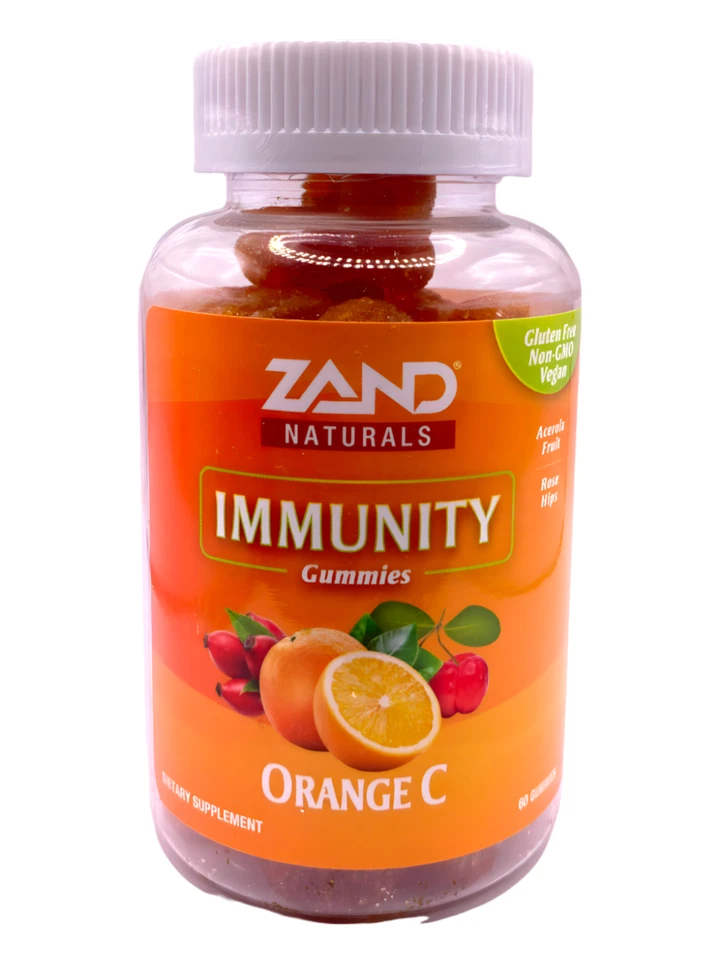 Gomitas Zand Orange C Apoyo Inmunológico Adultos y Niños con Vit C, Acerola Rosa Mosqueta Foto 1 de 2