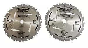 Irwin 24020 Marathon 6-1/2" Telaio Strappo 20 Denti Lama Seghetto Circolare Quantità 2 - Foto 1 di 3