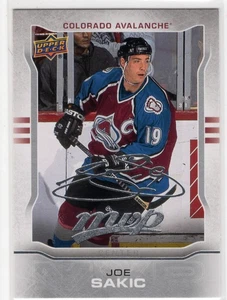 Joe Sakic 14-15 Upper Deck MVP Silver Script SP #291 Colorado Avalanche - Picture 1 of 2