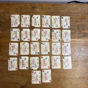 Tarjetas de juego de béisbol psíquicas de 1926 — *originales* (juego incompleto - 26 tarjetas - Imagen 1 de 7