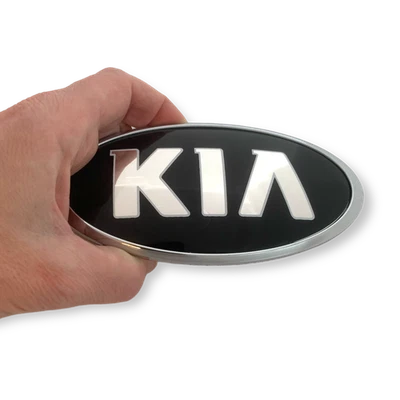 Grille Emblem Chrome Logo KIA Badge for Forte Rio Soul Spectra Borego - Image 1 of 4