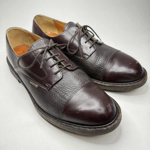 Mephisto Shoes Mens Size 12 Brown Leather Goodyear Welt Oxford Dress Made France - Picture 1 of 22