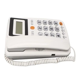 Przewodowy telefon stacjonarny Identyfikator dzwoniącego Wzmocniony HD Zestaw głośnomówiący Połączenie Regulowany B FY - Zdjęcie 1 z 23
