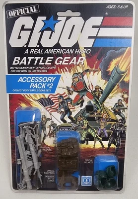 G.I. Joe Battle Gear Accessory Pack #2 1983 Oficial ARAH Sellado de Fábrica De Colección Foto 1 de 4