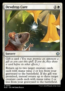 4x Dewdrop Cure - NM - Bloomburrow - SPARROW MAGIC - Photo 1/1
