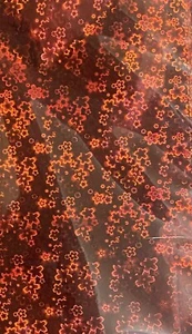 Rot Geschenkpapier Geschenkpapier Folie Blätter Rot Holografisch Blumen Verpackung Multi X10 - Bild 1 von 1