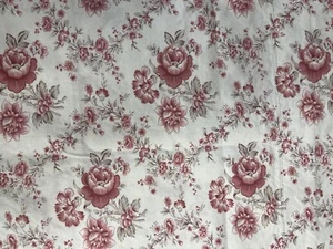 Valance One Floral English Country Cottage Roses Shabby Chic Handmade 78 X 16 - Picture 1 of 4