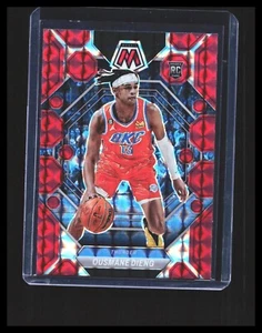 2022-23 Ousmane Dieng Rookie Card Panini Mosaic Red #206 OKC Thunder - Picture 1 of 3