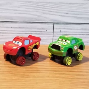Disney Pixar Cars Toons Adventures 4x4 Buddies Lightning McQueen Chick Hicks M10 - Imagen 1 de 12
