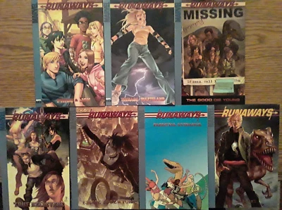 Runaways vol. 1-7 Marvel Age Digests - lote de 7 GN / TPBs ... Brian K. Vaughan - Imagem 1 de 4