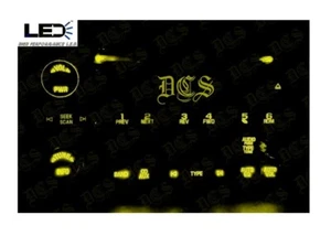 Yellow Radio DiY Led Upgrade Kit Silverado Suburban Avalanche Escalade Sierra - Foto 1 di 24