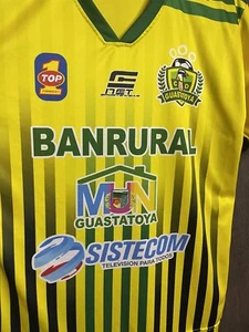 Banrural Soccer Jersey Size Adult Large Yellow/Green - Picture 1 of 6