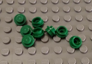 New LEGO Lot of 8 Green 1x1 Round Plate Pieces - Picture 1 of 1