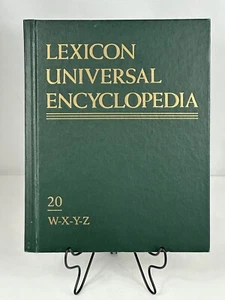 1987 Lexicon Universal Encyclopedia Volume 20 W-X-Y-Z Green/Gold VTG Hardcover - Picture 1 of 16