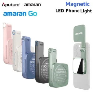 Aputure Amaran Go Bi-Color Flip Mini Mirrored Magnetic LED Phone Light for Vlog - Picture 1 of 23