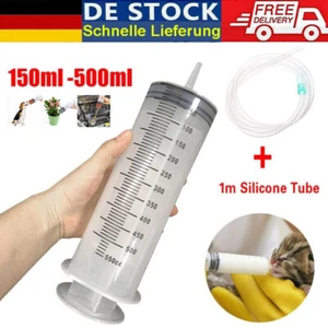 Einwegspritzen Liquidspritzen Kapazität Einlaufpumpöl mit Schlauch 150ml - 500ml - Bild 1 von 14
