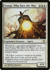 1X Yomiji, Who Bars the Way Betrayers of Kamigawa NM/EX MTG CARD