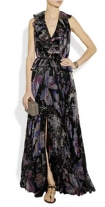 EMILIO PUCCI Butterfly Print Gown - Size 42 - Picture 1 of 7