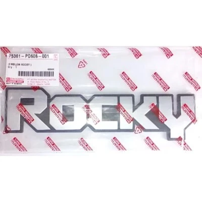 FOR DAIHATSU ROCKY NAME PLATE FRONT FENDER SIDE EMBLEM GENUINE 1pcs - Image 1 of 4