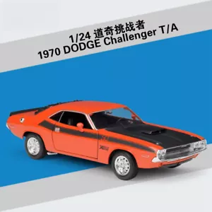 1:24 Scale 1970 DODGE Challenger T/A Metal Car Model Toys Ornament GIFT IDEA - Picture 1 of 4