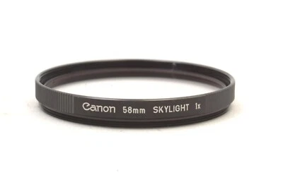 @ SakuraDo Camera @ Excellent @ Canon 58mm Skylight 1x Lens Filter Made in Japan - Image 1 of 4