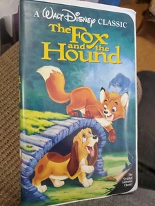 Walt Disney Classic - The Fox and the Hound (VHS, 1994) Black Diamond 2041 - Picture 1 of 9