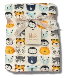 DECKE PLÜSCH - KLEINE PROMI JUNGEN 243 - LÖWE FUCHS BABY KLEINKIND KINDERBETT KINDERWAGEN - Bild 1 von 1