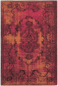 10x13 Pink Medallion Curls Swirls Vines Area Rug Sphinx - Aprx 9' 10" x 12' 10" - Picture 1 of 1